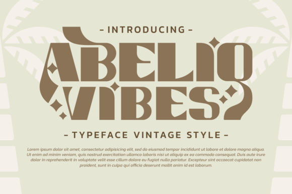 Abeliq Vibes: The Bold Display Font Your Brand Needs