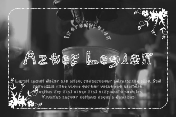 Aztec Legion: A Font That Brings Personality to Your Projects