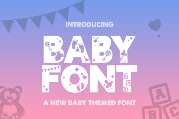 Baby Font: Bold, Chunky Fun for Standout Kids' Designs