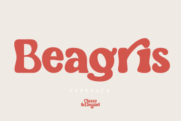 Beagris: A Bouncy Display Font for Bold, Playful Designs