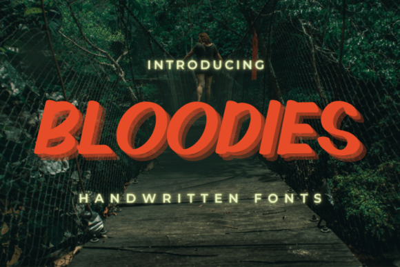 Bloodies: A Cool Display Font for Bold Creative Projects