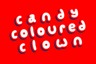Candy Coloured Clown: A Typeface That Brings Joy to Your Designs