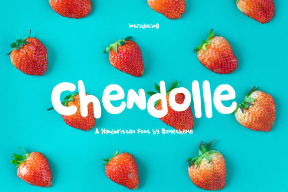 Chendolle: The Playful Display Font for School Projects