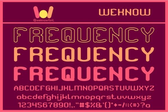 Frequency: The Sci-Fi Font for Modern Branding