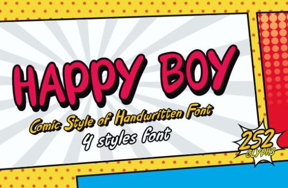 Happy Boy: The Simple Font That Makes Your Work Stand Out
