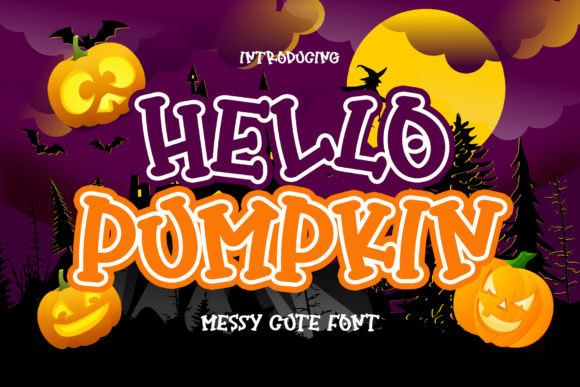 Hello Pumpkin: A Chunky Display Font That Brings Your Designs to Life