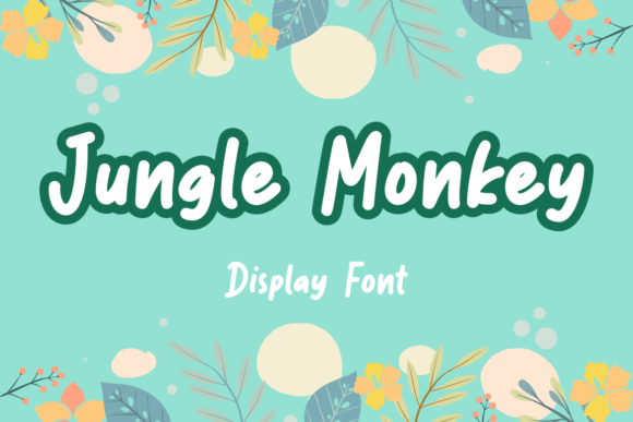 Jungle Monkey: A Font That Brings a Friendly, Natural Vibe to Your Designs