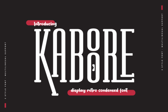 Kaboore: The Bold Display Font for Unforgettable Branding