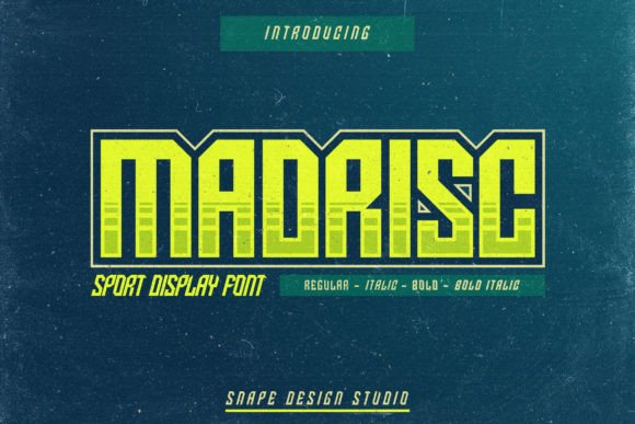 Madrisc: The Bold Typeface for Dynamic Brands