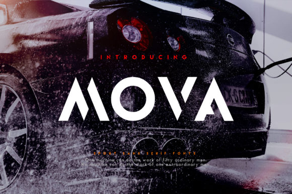 Mova: The Display Typeface That Commands Attention