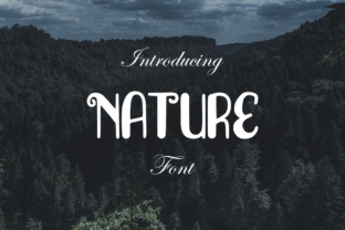 Nature: A Bold Swirly Font for Standout Branding