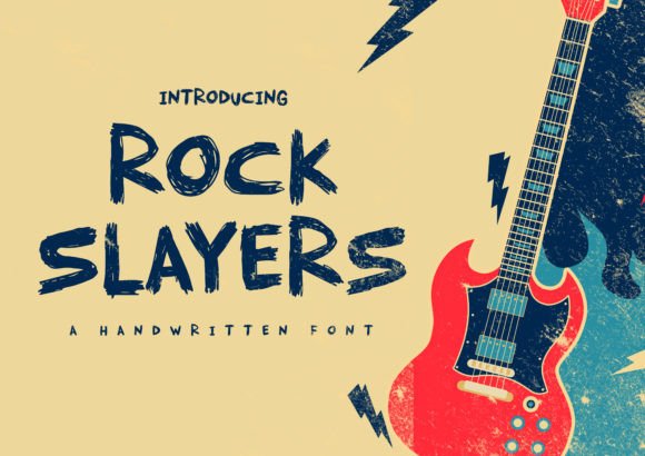 Rock Slayers: The Bold Display Font with Personality