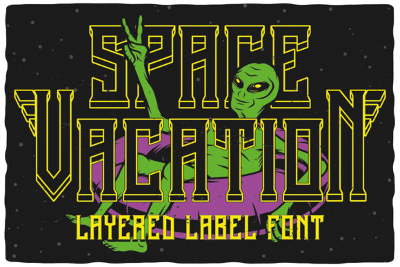 Space Vacation: The Bold Display Font That Commands Attention