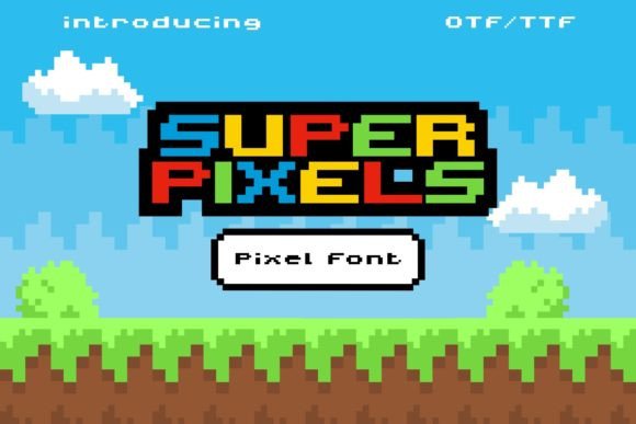 Unlocking Retro Magic with the Super Pixels Font