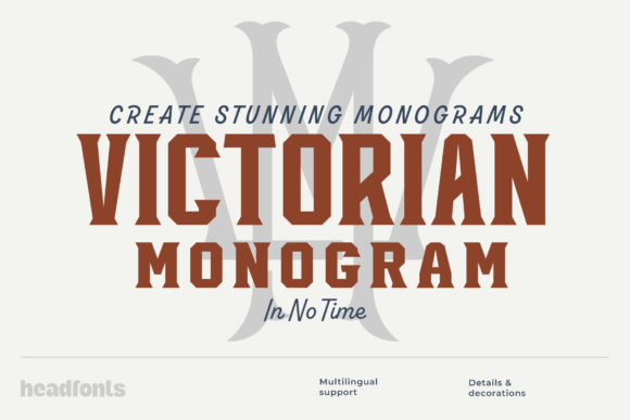 Victorian Monogram: A Display Font with Timeless Character
