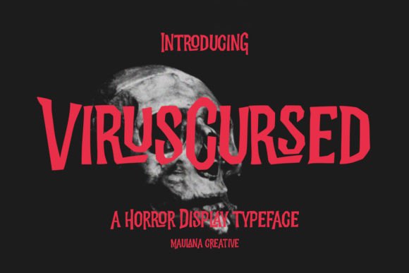Virus Cursed: A Font That Captures the Thrill of Horror